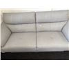 Image 5 : Contemporary 2-Cushion Fabric Sofa with Flared Arms - approx. 80in