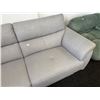Image 6 : Contemporary 2-Cushion Fabric Sofa with Flared Arms - approx. 80in