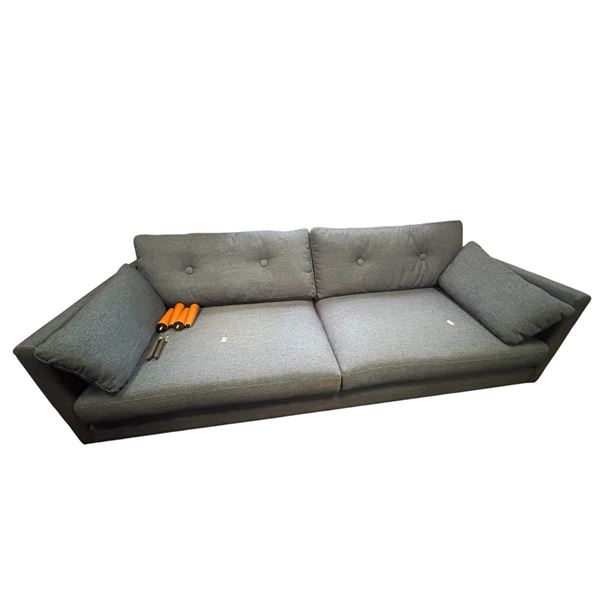 Article Anton 82in Sofa - Twilight Blue (one leg missing screw)