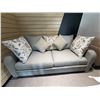 Image 2 : 3 Seater 76in Arezzo Teal Fabric Sofa (new open box)