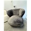 Image 3 : Plush Velvet Wrap-Around Low-Profile Accent Chair - approx. 29in