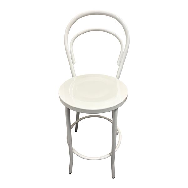 BNIB - Set of 2 Modern Thonet Style Bentwood Counter Stools White