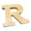 Image 1 : 4pc Metal Letter R Wall Decor - approx. 12in x 13in