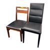Image 1 : 2pc assorted dining chairs