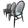 Image 2 : Set of 4 Classic Windsor Style Wooden Dining Chairs