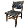 Image 1 : Mid-Century Modern Woven Leather Dining Chair