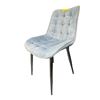 Image 1 : Modern Tufted Velvet Dining Chair