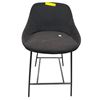 Image 2 : Moe's Modern Upholstered Fabric Counter Stool