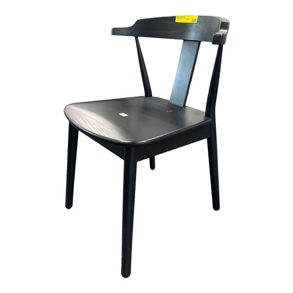 Article Mid-Century Modern Style Black Dining Chair