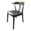 Image 1 : Article Mid-Century Modern Style Black Dining Chair