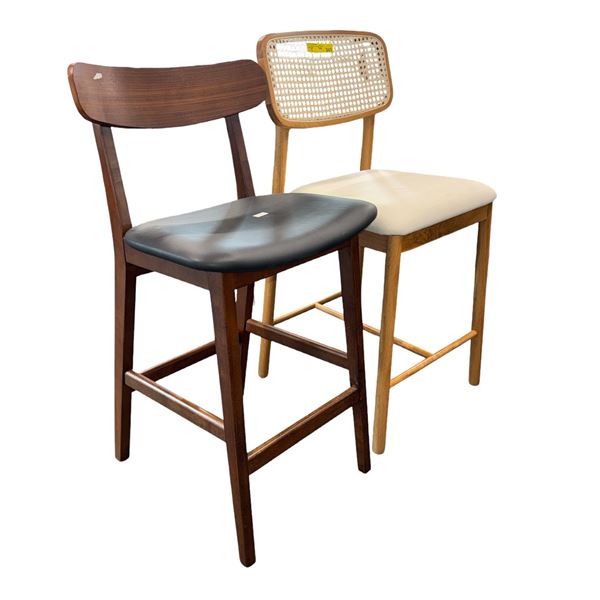 2pc Assorted Article Counter Stools