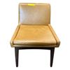 Image 2 : Article Mid-Century Modern Style Tan Leather Dining Chair
