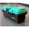 Image 2 : BNIB - 4 Sets of Amazon Basics 150-Piece Household Tool Set with Storage Box, Teal
