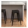 Image 2 : BNIB - Set of 4 - Amazon Basics Metal Bar Stools, 24-Inch Seat Height