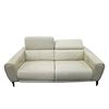 Image 1 : Urban Living Modern Leather Power Reclining Loveseat with adjustable headrest