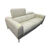 Image 2 : Urban Living Modern Leather Power Reclining Loveseat with adjustable headrest