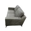 Image 3 : Urban Living Modern Grey Leather Loveseat - approx. approx. 57in