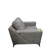 Image 2 : Urban Living Modern Grey Leather Arm Chair