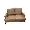 Image 1 : Urban Living Tan Leather Loveseat - approx. 57in