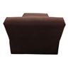 Image 2 : Moe's Brown Velvet Modular Chaise Lounge - approx. 66in L