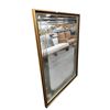 Image 2 : Vintage La Barge Minimalist Gilt Frame Wall Mirror - approx. 41in x 53in