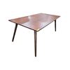 Image 2 : Rectangle Wood Dining Table (71x31x29in)