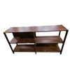 Image 1 : Walnut Open Bookcase/Shelving Unit (64x15x33.5)