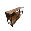 Image 2 : Walnut Open Bookcase/Shelving Unit (64x15x33.5)