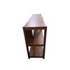 Image 3 : Walnut Open Bookcase/Shelving Unit (64x15x33.5)
