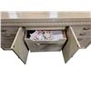 Image 4 : Large Dresser/Credenza with Centre Cabinet and 8 Drawers (76x19x33)