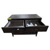 Image 3 : Rustic Bar Cabinet with Wine Rack (39x14x33.5)