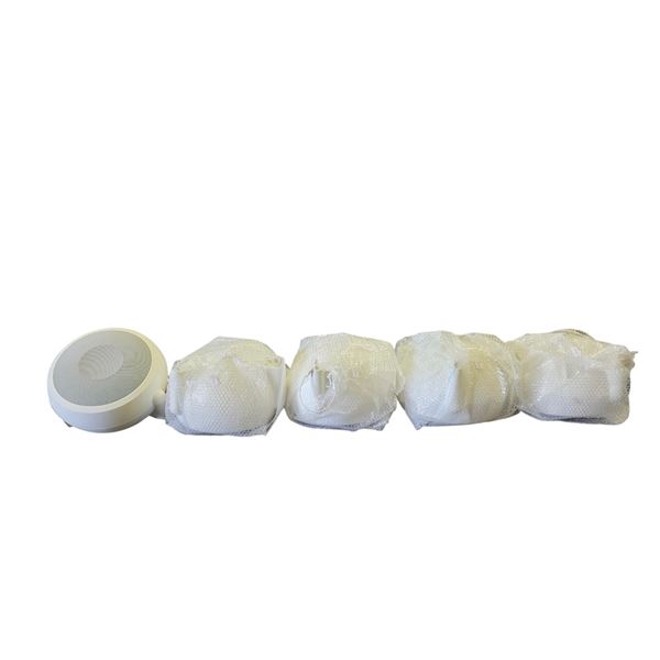 Set of 5 - Bogen Model OPS1 White Pendant Loudspeakers