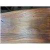 Image 3 : Live-Edge Bench with Black X-Frame Metal Legs (92.5x16x18.5)
