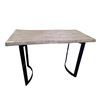 Image 1 : Rustic Industrial Console Table (60x30x42.5)