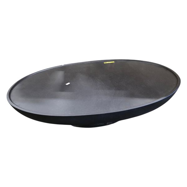 Oval Wood Coffee Table (Approx. 47x32x14)