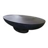 Image 2 : Oval Wood Coffee Table (Approx. 47x32x14)