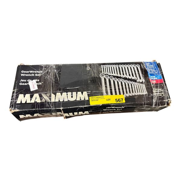 Maximum Gear Wrench Set in Box