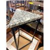 Image 2 : Granite Top Side Table (18.5in H)