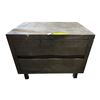 Image 1 : Black Wood 2-Drawer Nightstand (23.5x18x21.5) - RV $295