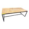 Image 1 : Wood Top Coffee Table (45x22x14)