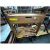 Image 2 : Wood Single Drawer Nightstand (24x16x19.5)