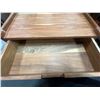 Image 4 : Wood Single Drawer Nightstand (24x16x19.5)