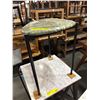 Image 2 : Green Marble Side Table (23 DIA x 21