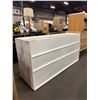 Image 2 : White 2-Tier Open Shelf Unit (19x60x30)
