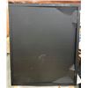 Image 3 : Black Oak 3-Drawer Nightstand with Brass Handles (20x23.5x25)