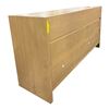 Image 1 : Modern Oak 6-Drawer Double Dresser (66x19x33)