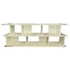 Image 1 : White 3-Tier Open Media Console