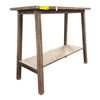Image 2 : Rustic Grey 2-Tier Console Sofa Table