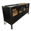 Image 2 : 4 Door Wood Media Console Table (73x20x34)
