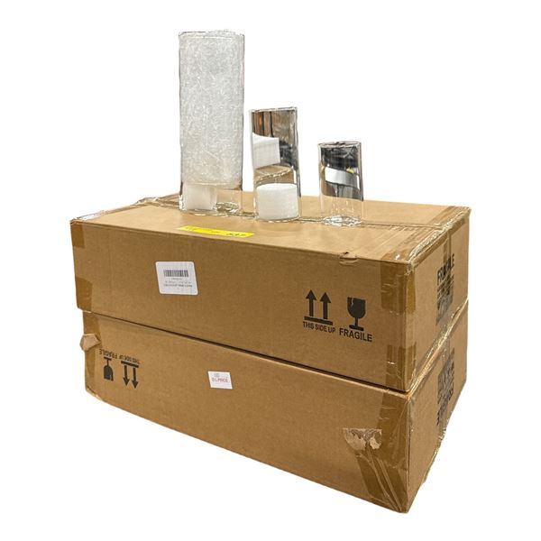 2 Boxes of Various Candle Holders